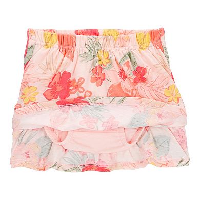 Baby Girl Carter's 2-pc. Ribbed Tank Top & Floral Skort Set