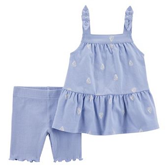 Baby Girl Carter's 2 pc Top & Shorts Set