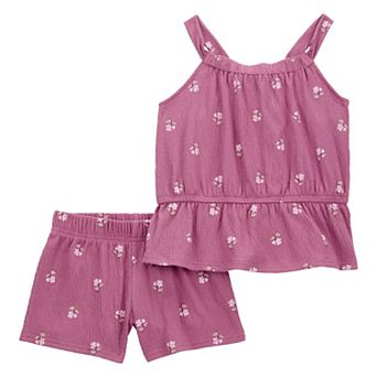 Baby Girl Carter's 2 pc Top & Shorts Set