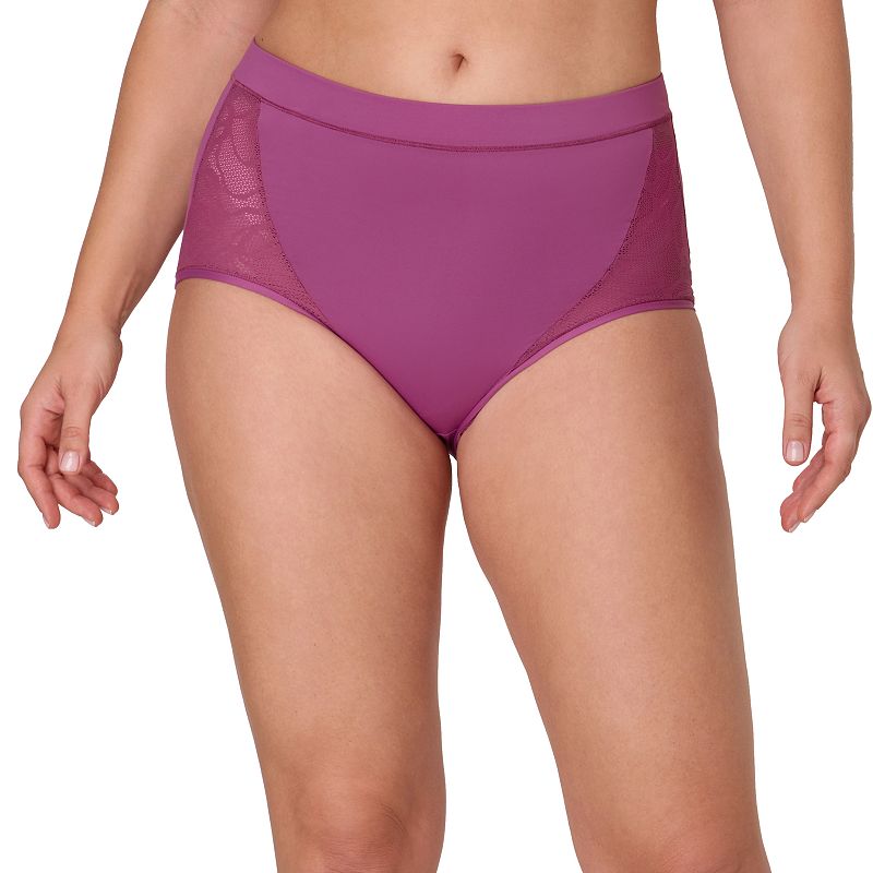 Women's Bali®'s Coolest Smoothing High-Waist Brief Panty DFCSBF, Size: Medium, Pink Mood