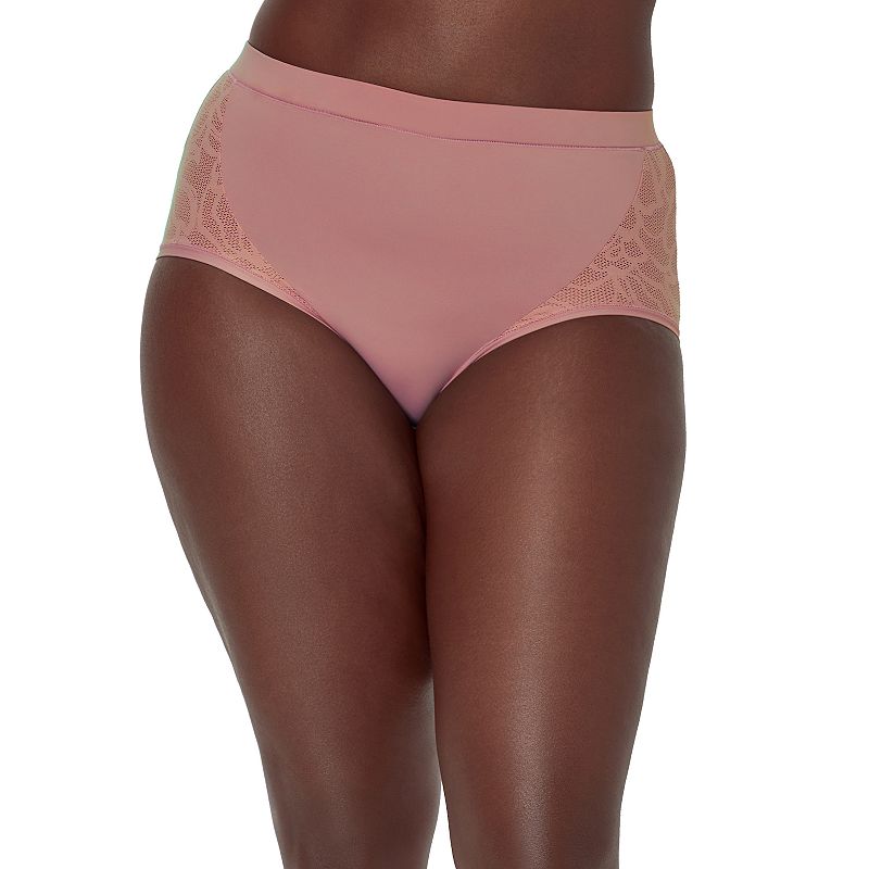 Women's Bali®'s Coolest Smoothing High-Waist Brief Panty DFCSBF, Size: Medium, Smokey Purple Mauve