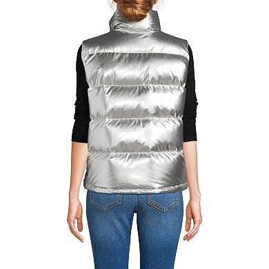Women's Lands' End Wide Channel 600 Down Puffer Vest