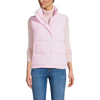 Women's Lands' End Wide Channel 600 Down Puffer Vest