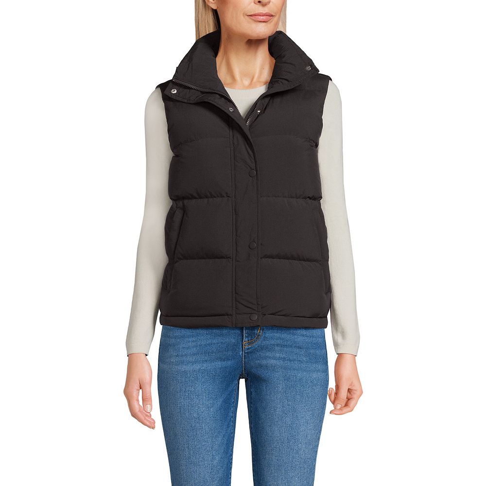 LANDS’ END Down Vest XXL Brown LANDS' END Down Vest XXL Brown Lands End Woman's Size Large