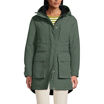 Women's Lands' End Squall Waterproof Insulated 3-in-1 Winter Parka