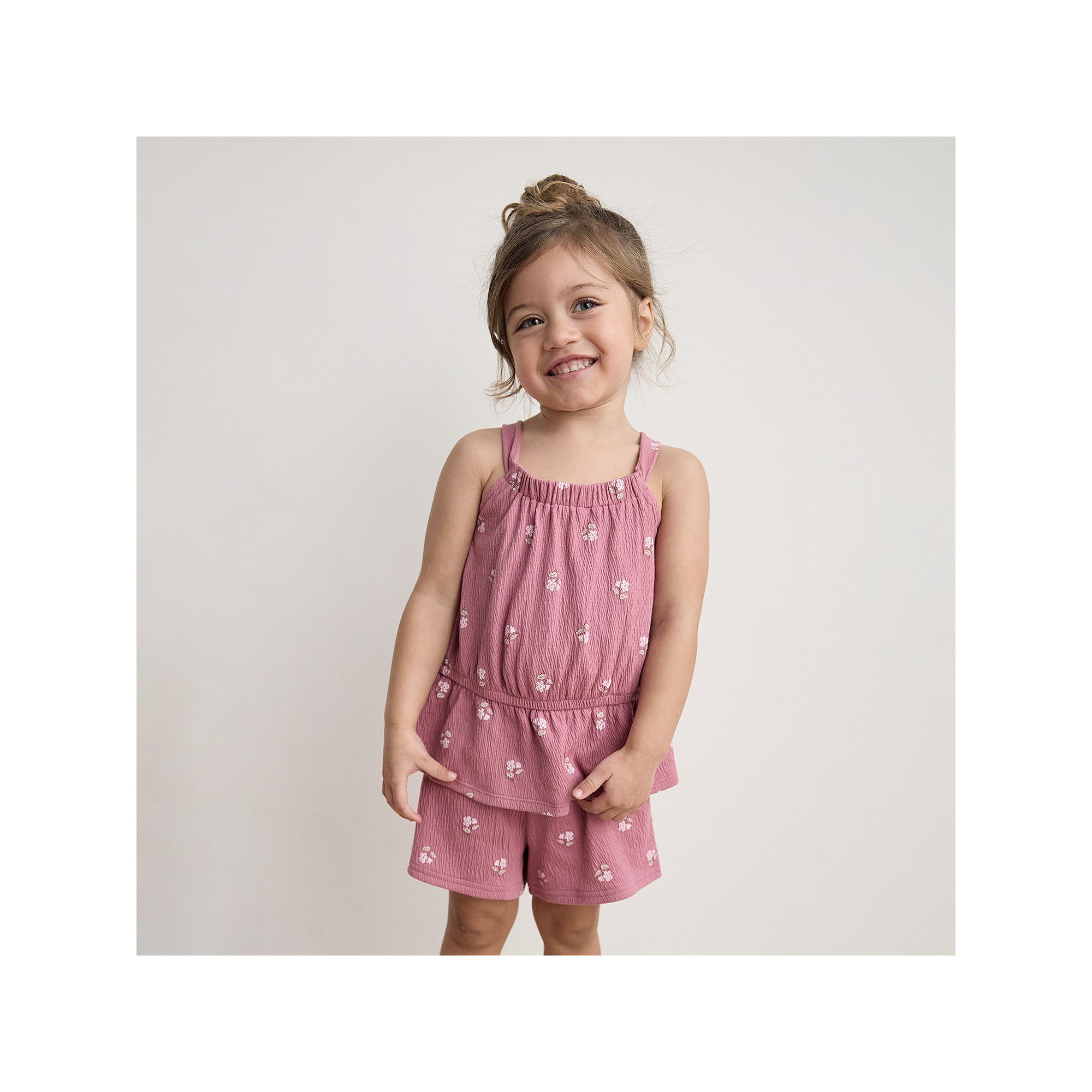 Toddler Girl Carters Floral 2-pc. Top & Shorts Set, Toddler Girls, Size: 
