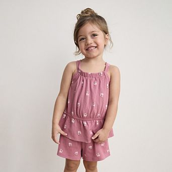 Toddler Girl Carter's Floral 2 pc Top & Shorts Set