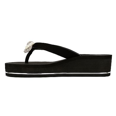 Juicy Couture Crepe Women's Wedge Sandals