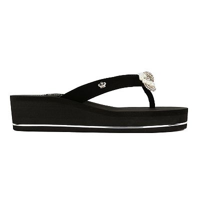 Juicy Couture Crepe Women's Wedge Sandals