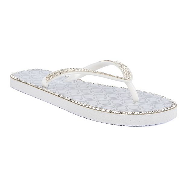 Juicy couture flip flops kohl's hot sale
