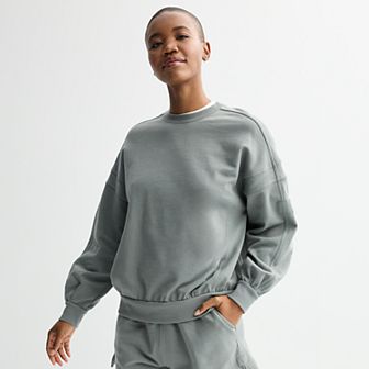 Women's FLX French Terry Oversized Crewneck Sweatshirt