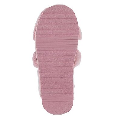 Juicy Couture Halo Women's Open Toe Slippers