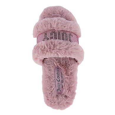 Juicy Couture Halo Women's Open Toe Slippers