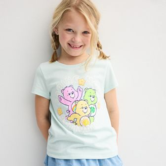 Girls 4-8 Jumping Beans® Care Bears Caring Mode Sparkle Graphic Tee