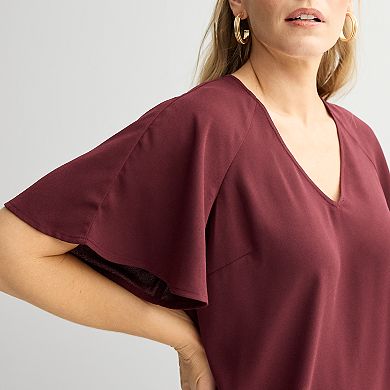 Women's Nine West Short Sleeve Dolman Blouse
