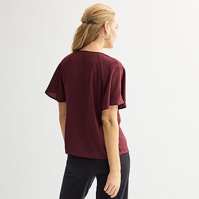 Women's Nine West Short Sleeve Dolman Blouse