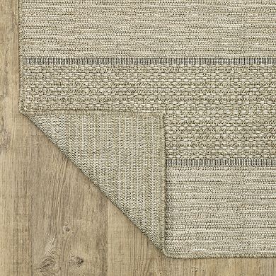 StyleHaven Tangelo Broad Stripe Indoor / Outdoor Area Rug