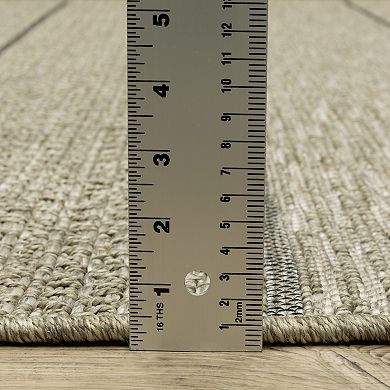 StyleHaven Tangelo Broad Stripe Indoor / Outdoor Area Rug