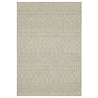 StyleHaven Tangelo Tribal Geometric Indoor / Outdoor Area Rug