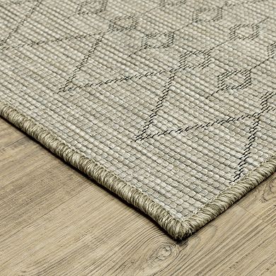 StyleHaven Tangelo Tribal Geometric Indoor / Outdoor Area Rug