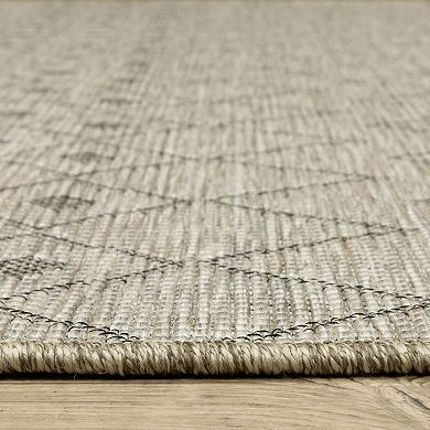 StyleHaven Tangelo Tribal Geometric Indoor / Outdoor Area Rug