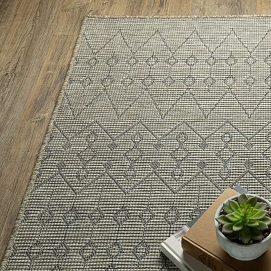 StyleHaven Tangelo Tribal Geometric Indoor / Outdoor Area Rug