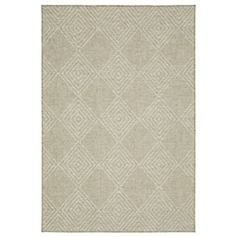 StyleHaven Tangelo Diamond Indoor / Outdoor Area Rug