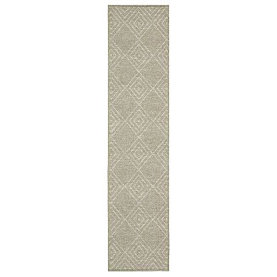 StyleHaven Tangelo Diamond Indoor / Outdoor Area Rug
