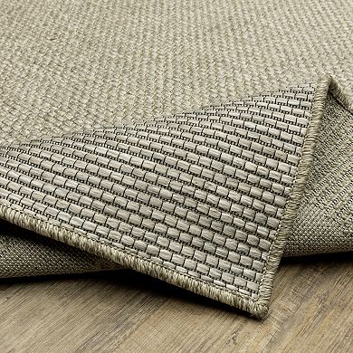 StyleHaven Tangelo Border Indoor / Outdoor Area Rug