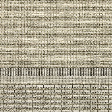 StyleHaven Tangelo Banded Border Indoor / Outdoor Area Rug