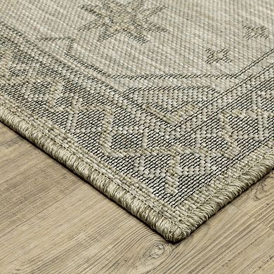 StyleHaven Tangelo Boho Medallions Indoor / Outdoor Area Rug