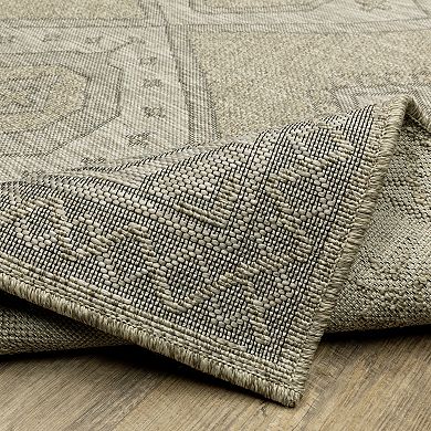 StyleHaven Tangelo Boho Medallions Indoor / Outdoor Area Rug