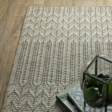 StyleHaven Tangelo Geometric Indoor / Outdoor Area Rug