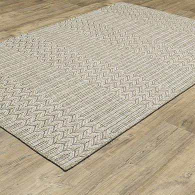 StyleHaven Tangelo Geometric Indoor / Outdoor Area Rug