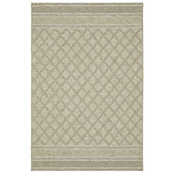 StyleHaven Tangelo Diamond Lattice Indoor / Outdoor Area Rug