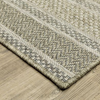 StyleHaven Tangelo Diamond Lattice Indoor / Outdoor Area Rug