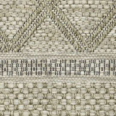 StyleHaven Tangelo Diamond Lattice Indoor / Outdoor Area Rug