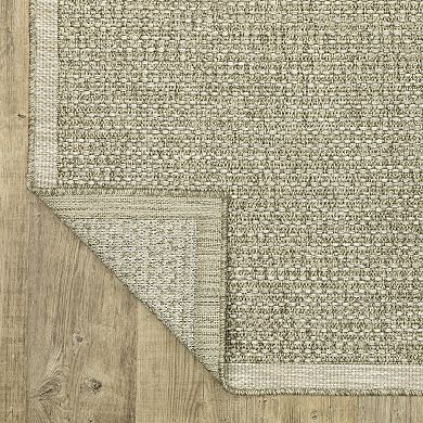 StyleHaven Tangelo Textured Solid Indoor / Outdoor Area Rug