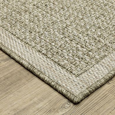 StyleHaven Tangelo Textured Solid Indoor / Outdoor Area Rug