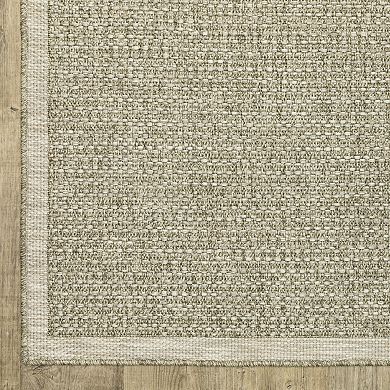 StyleHaven Tangelo Textured Solid Indoor / Outdoor Area Rug