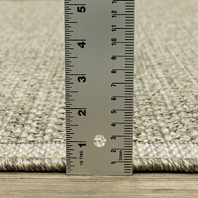 StyleHaven Tangelo Textured Solid Indoor / Outdoor Area Rug