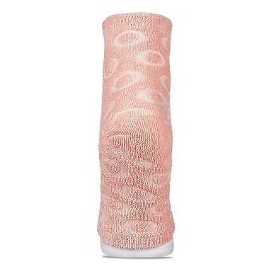 Dots Gel Lined Mint Scent Cotton Blend Pedicure Sock