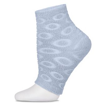Dots Gel Lined Mint Scent Cotton Blend Pedicure Sock