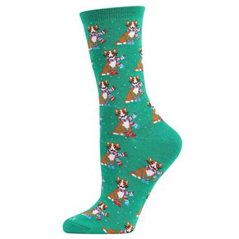 Cozy Cat Holiday Crew Socks