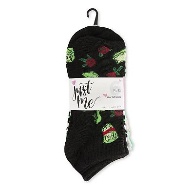 6 Pair Women's Money Talks Low Cut Socks