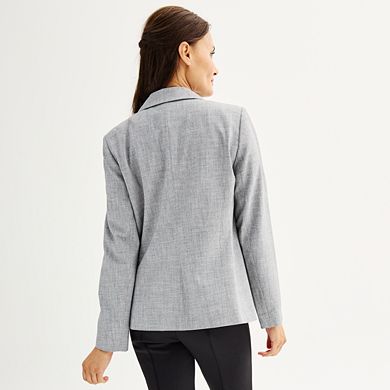 Petite Nine West Classic Single Button Blazer