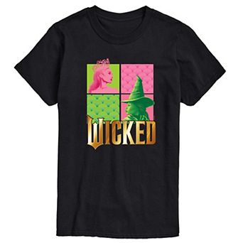 Men's Wicked Glinda & Elpha Grid Graphic Tee