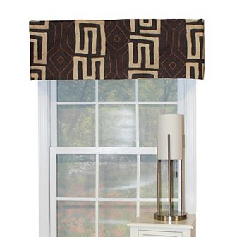 Atahualpa Tailored 100% Cotton with Fully Lined 3" Rod Pocket Valnance for Windows