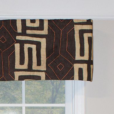 Atahualpa Tailored 100% Cotton with Fully Lined 3" Rod Pocket Valnance for Windows