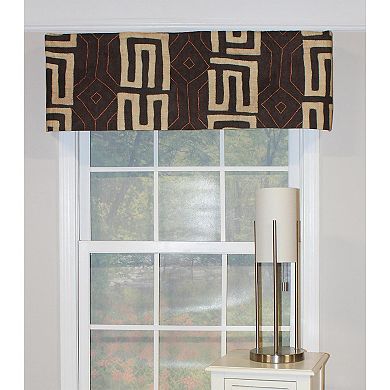 Atahualpa Tailored 100% Cotton with Fully Lined 3" Rod Pocket Valnance for Windows